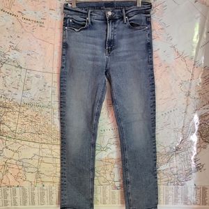 Mother the mid rise dazzler ankle jeans sz 28